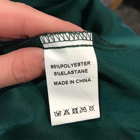 Faeriesty fold pleated detail off shoulder satin cocktail party maxi dress 2XL - Picture 10 of 10